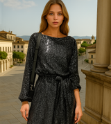Silvana sequin dress, 7 colors, sizes (36-48)