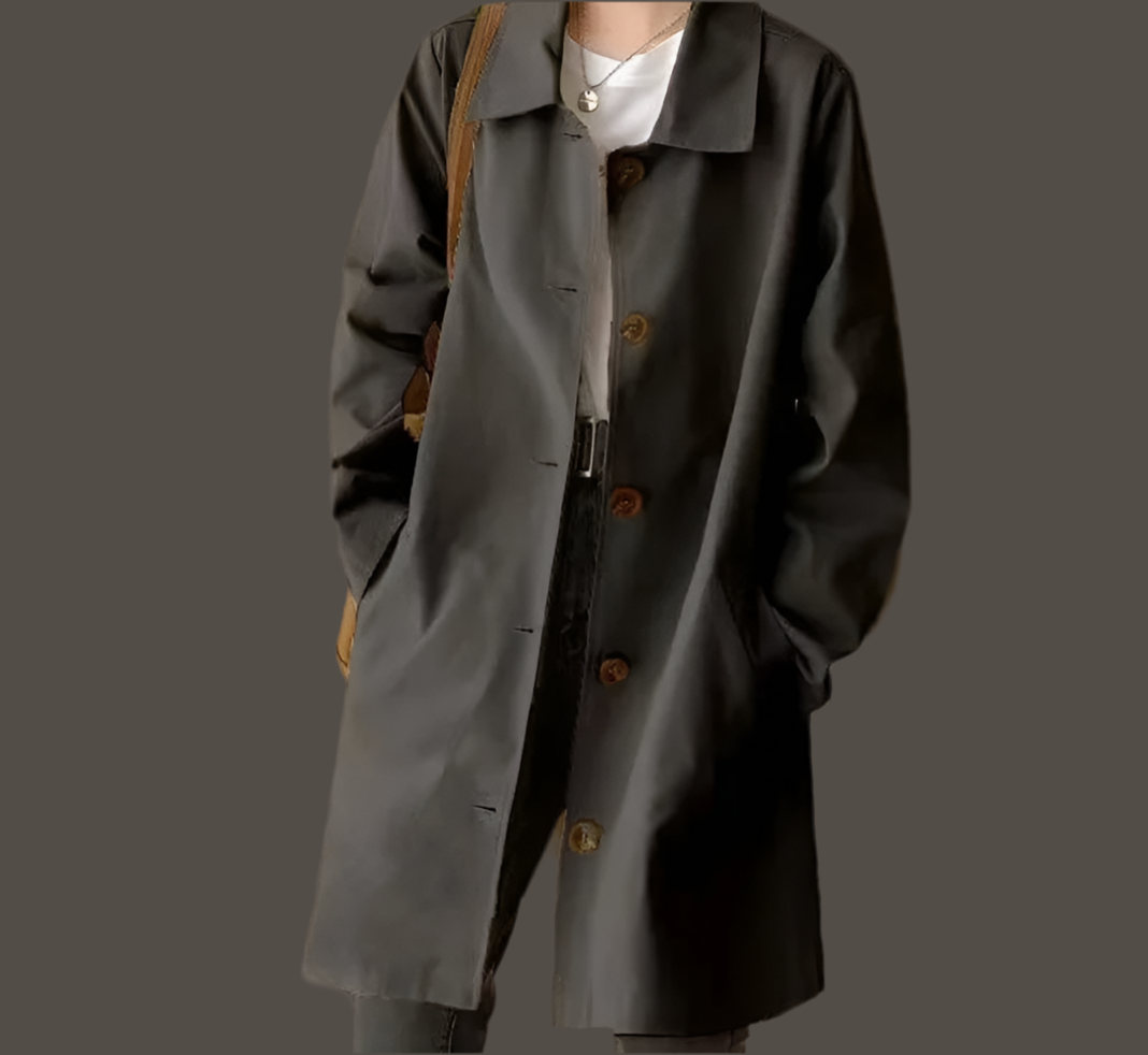 Trench  Montecarlo de canvas twill, 3 colores, 6 tallas grandes de la 38-48