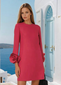 La Rosa mini crepe dress, 2 colours, 4 sizes (36-42) HAUTE COUTURE