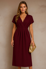 Vestido Violeta punto de algodónc, licra y elastane, 5 colores, tallas (36-50)
