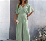 -40% OFF Lino de algodón con goma elasticidad trasera Aroma, 7 colores tallas 36-46)