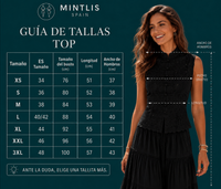 Top Santorini licra encaje algodón, 3 colores, tallas (34-46) vídeo