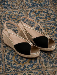 Bunny NO PAIN 24-hour suede sandals, 5 cm, 4 colors, sizes (36-41)