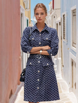 Mintlis women's denim shirt dress Daniela, sizes (36-42)