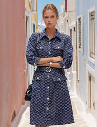 Mintlis women's denim shirt dress Daniela, sizes (36-42)