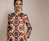 Antwerp cotton dress, 5 colors, sizes (36-52)