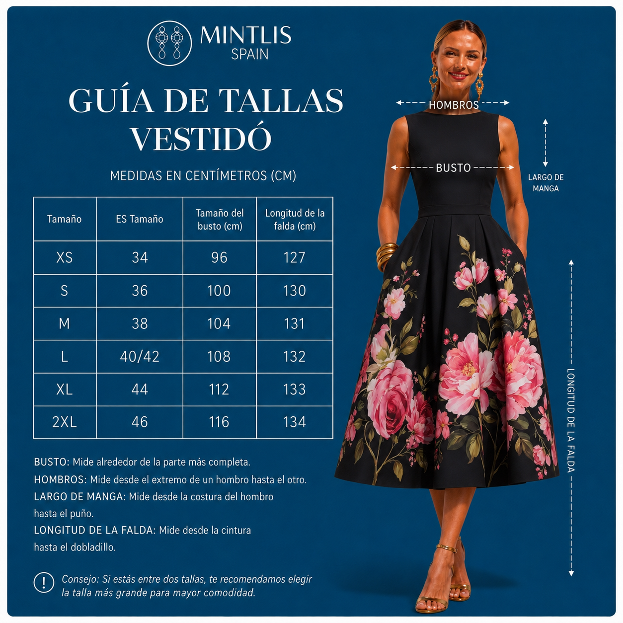 Vestido Flower roses algodón licra, tallas (34-46) vídeo