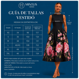 Vestido Flower roses algodón licra, tallas (34-46) vídeo
