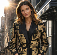 Levita Carmen bordado mezcla lana,tallas (36-48)