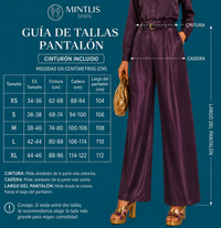 Pantalón Feria satén licra elastano con cinturón incluido, 6 colores, tallas (34-46) video