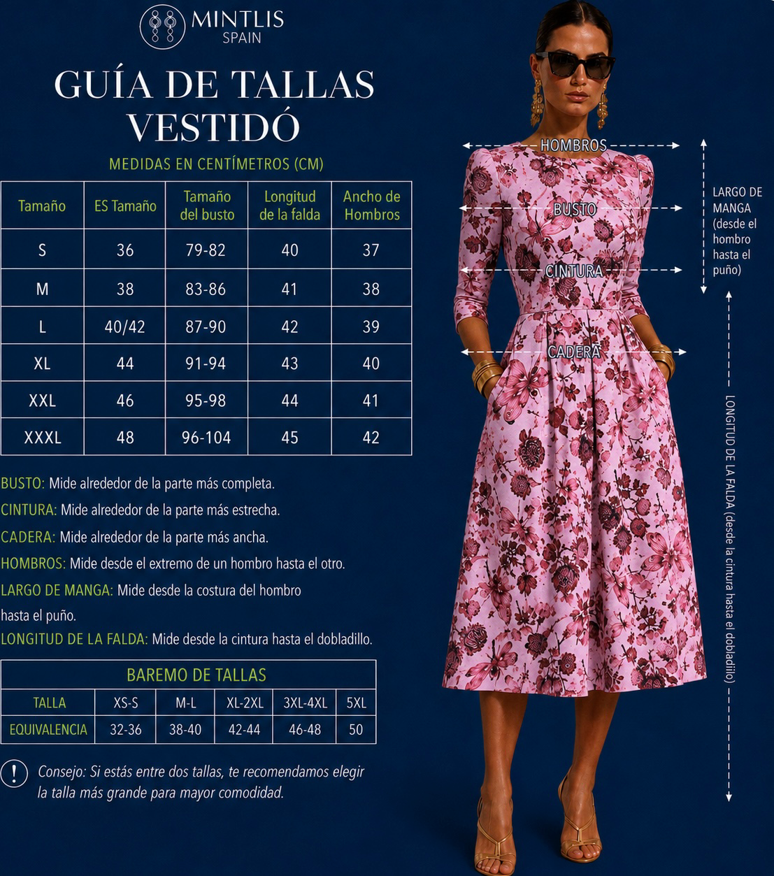 Vestido Rose bolsillos, tallas (36-50) video