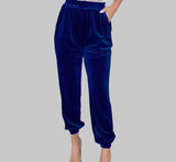 Eloísa trousers, super comfortable stretch velvet, 6 colors, sizes (36-50)