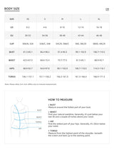 Bikini Guyaquil, 5 tallas