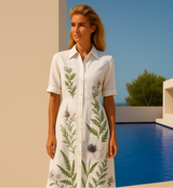 Fabiola shirt dress, 4 prints, sizes (36-50)