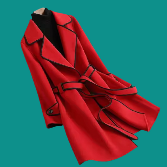 Claudine red coat, 4 sizes from 36 to 42, free shipping 48/72hrs