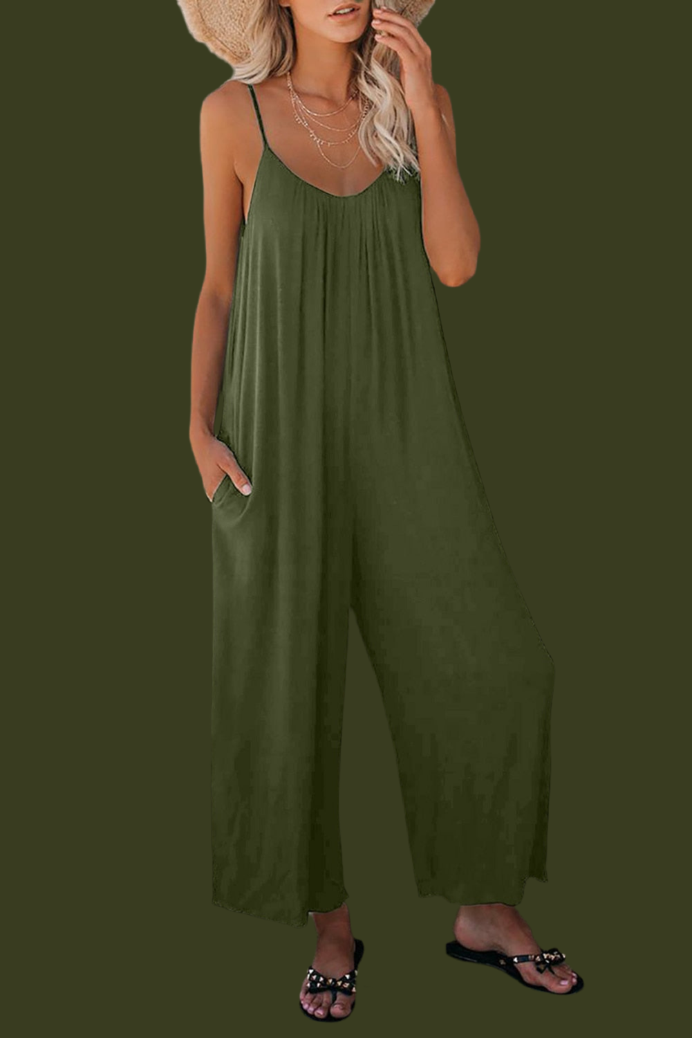 Viscose Juliet jumpsuit, 7 colors, 6 BIG SIZES