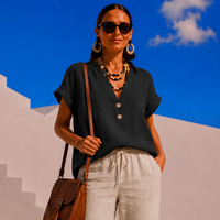 Chemise Fandango en coton, 2 couleurs, 8 GRANDES TAILLES