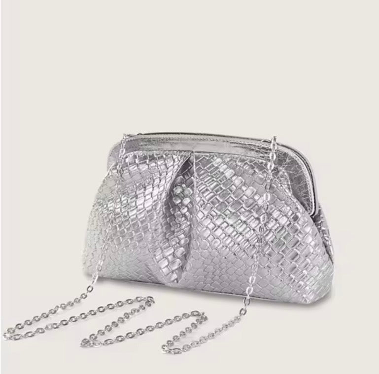 Julliet drawstring bag with gold handle, 3 colors