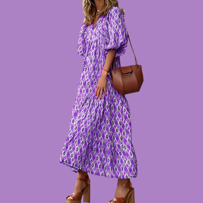 Bernard printed shirt dress, 3 colors, 5 sizes