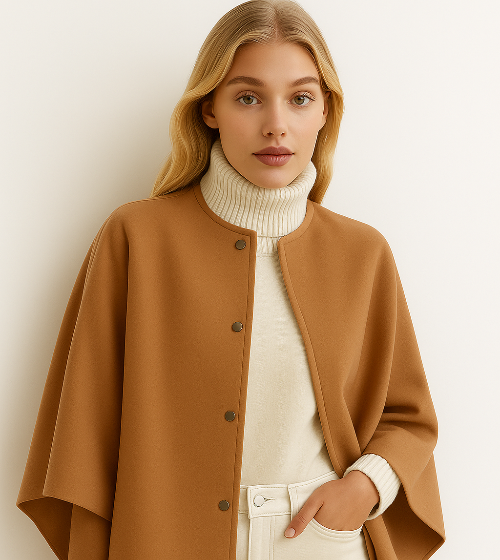 Anna wool cape jacket sizes (36-50)