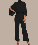 ANTHONY cape sleeve jumpsuit, 3 colors, 4 sizes