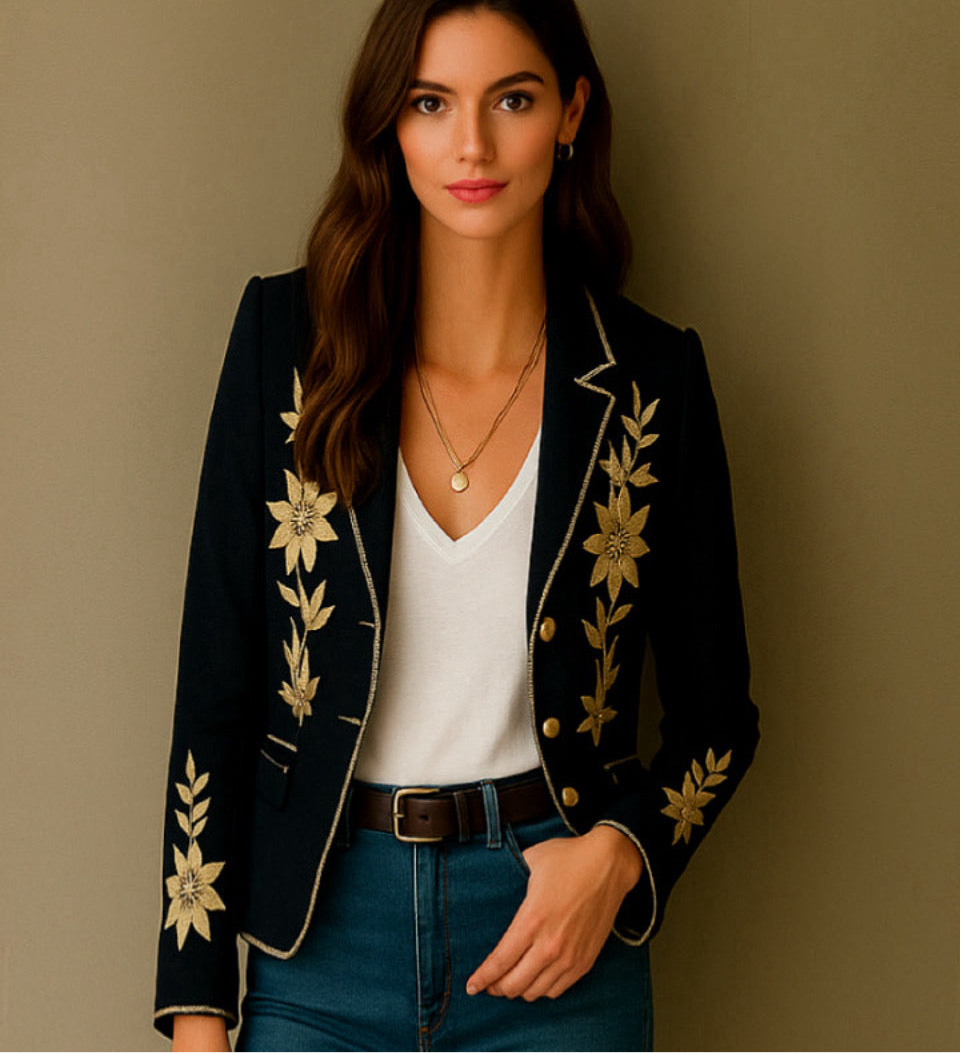 Chaqueta Finlandia bordada tallas (36-46)