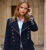 Mintlis women, 100% wool, Regina frock coat, sizes (36-50)