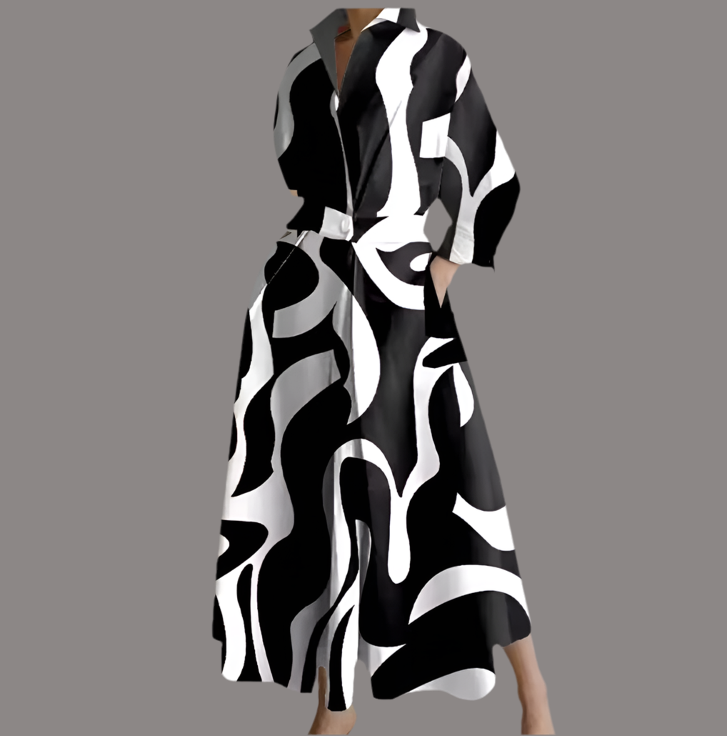 Mintlis women, cotton lycra, black Maraba dress, sizes (36-48)