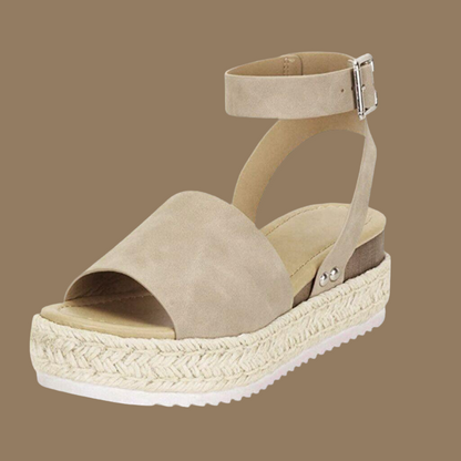 Bolivia suede wedge sandals, 8 colors, Made in Spain