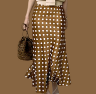 Loreto polka dot skirt, 2 colors and 8 sizes