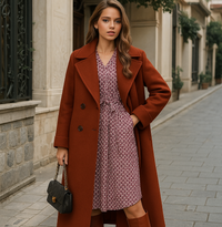 Gabriela frock coat, lined, pockets, buttons, 4 colors, sizes (36-48) made in India