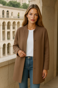 Lander wool knit cardigan, 6 colors, sizes (36-50)