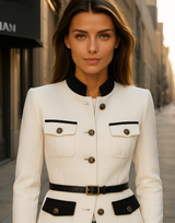 Chaqueta Francia lana, 3 colores con cinturón incluido tallas (36-46) made in Porto