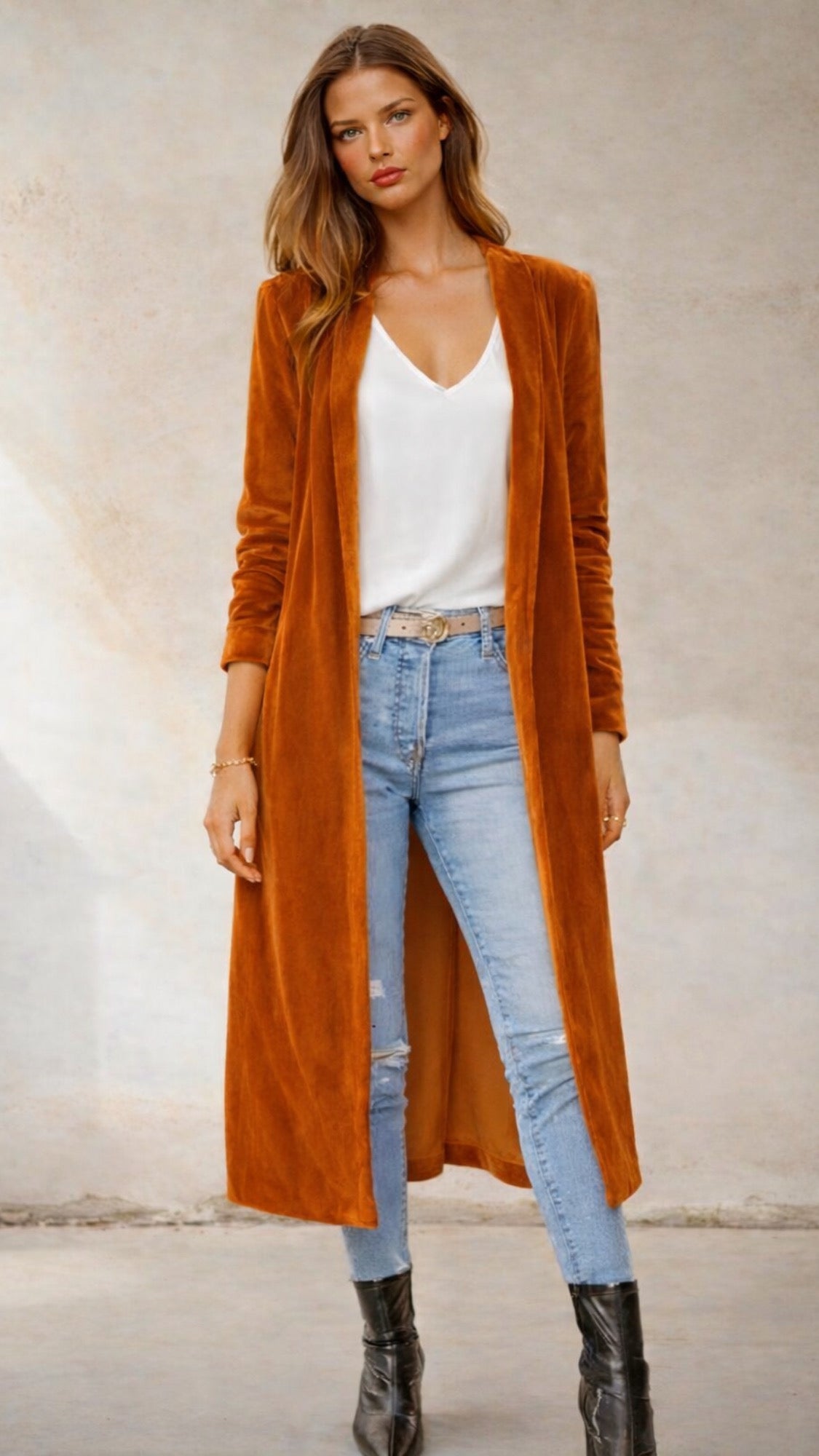 Mintlis mujer, terciopelo strech Levita Carmen, 4 colores, tallas (36-46)