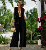Novoa cotton vest with chiffon ruffles, sizes (34-46) video