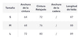 Mintlis mujer, bordada y cintura elástica, falda Romeria, 3 colores, (38-48)