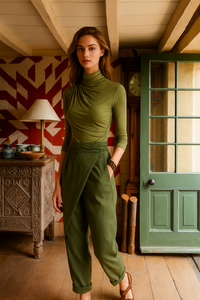 Luxembourg stretch pants, lycra, elastic, 6 colors, sizes (36-48)