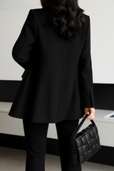 VALERIE jacket made of 100% leather and cotton spandex, elastic sizes (36-54)