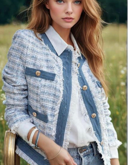 Chaqueta tweed Fiona de lana 4 tallas(36-42) envios gratis