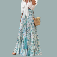 Faldas Happy largas elásticas, 3 estampados y tallas (36-50)