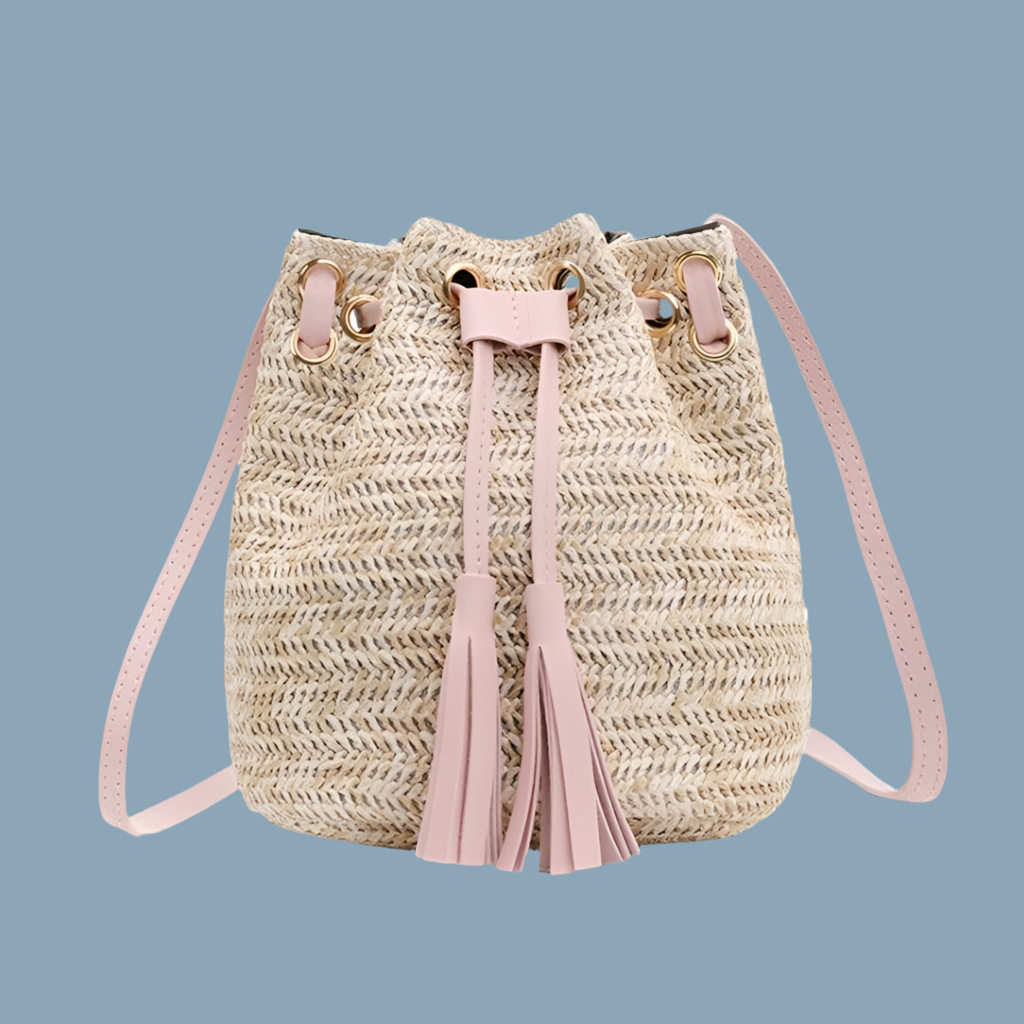 Gabriela raffia shopping bag shoulder bag, 3 colors