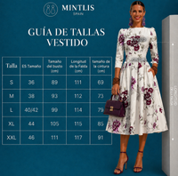 Vestido Carol flower bolsillos, algodón, tallas (36-46) vídeo