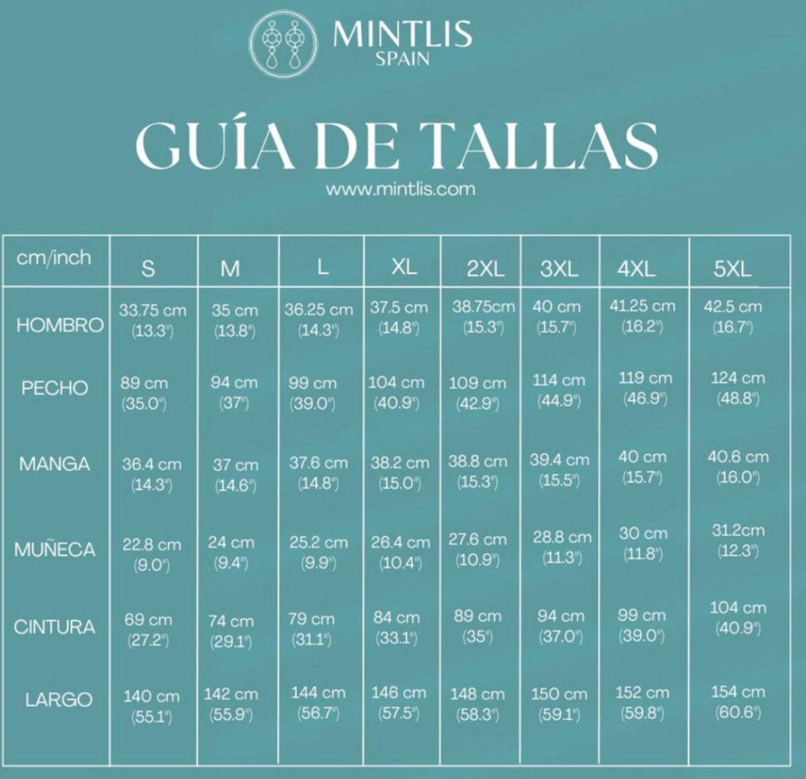 Mintlis mujer satinado lunares Rose, tallas (S-XL)