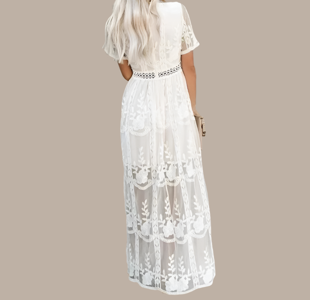 Formentera lace dress, 2 colors, 6 sizes