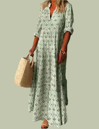 Mintlis mujer, algodón satinado, vestido Denisse tallas (36-50)