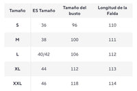 Vestido Covadonga de punto de algodón licra , 5 colores, tallas (36-50)