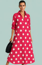 Mintlis mujer algodón vestido Rimini, 4 colores, tallas (36-54)