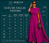 Emily long dress with removable cape, 3 colors, sizes (34-48) video