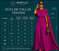 Emily long dress with removable cape, 3 colors, sizes (34-48) video