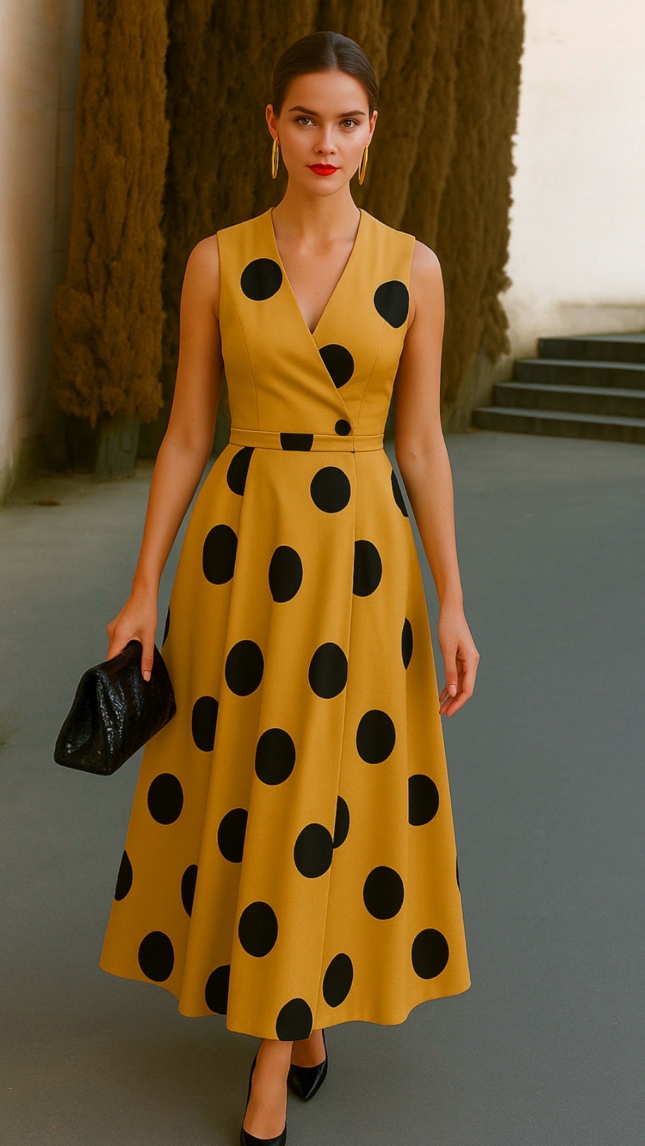 Vestido Amia, algodón licra, 3 colores tallas (36-48)